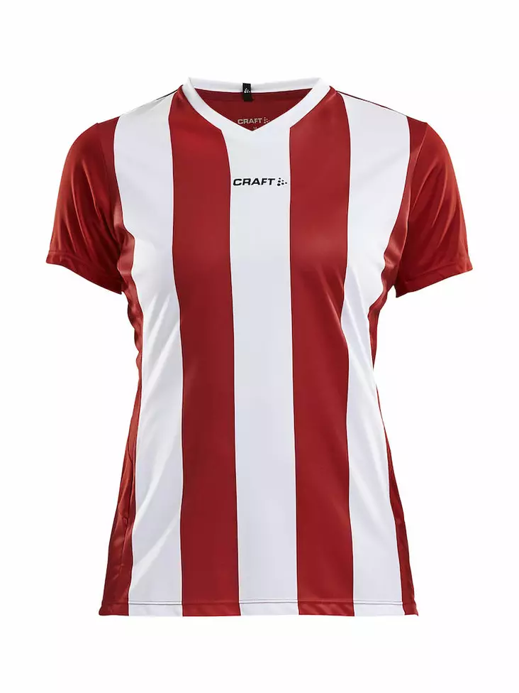 PROGRESS Jersey Stripe WMN, BRIGHT RED/WHITE - Craft Vaatteet - 1905568-1430 - 1