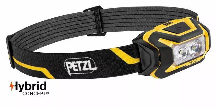 Petzl ARIA 2 Otsalamppu, Black/Yellow - Otsalamput - E070AA00 - 1