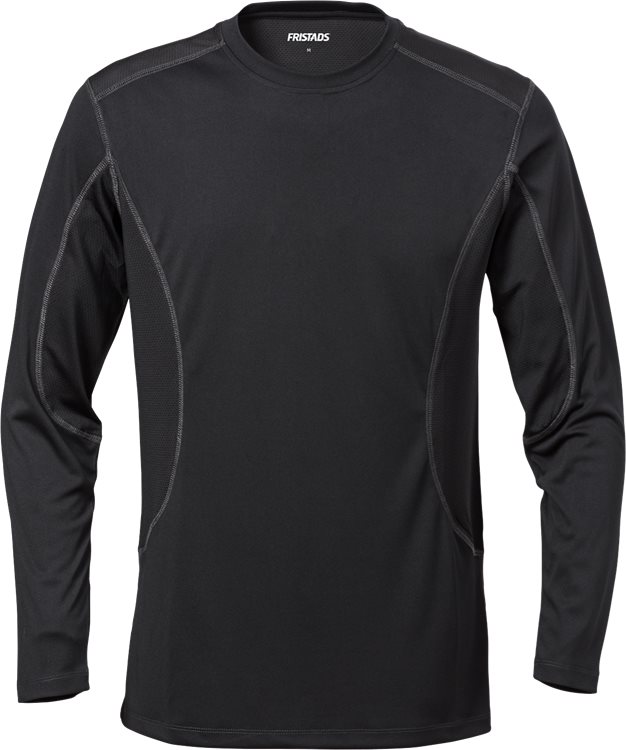 Pitkähihainen tekninen T-paita, CoolPass CODE 1923, Musta - Fristads Työpaidat - 111838-940 - 1