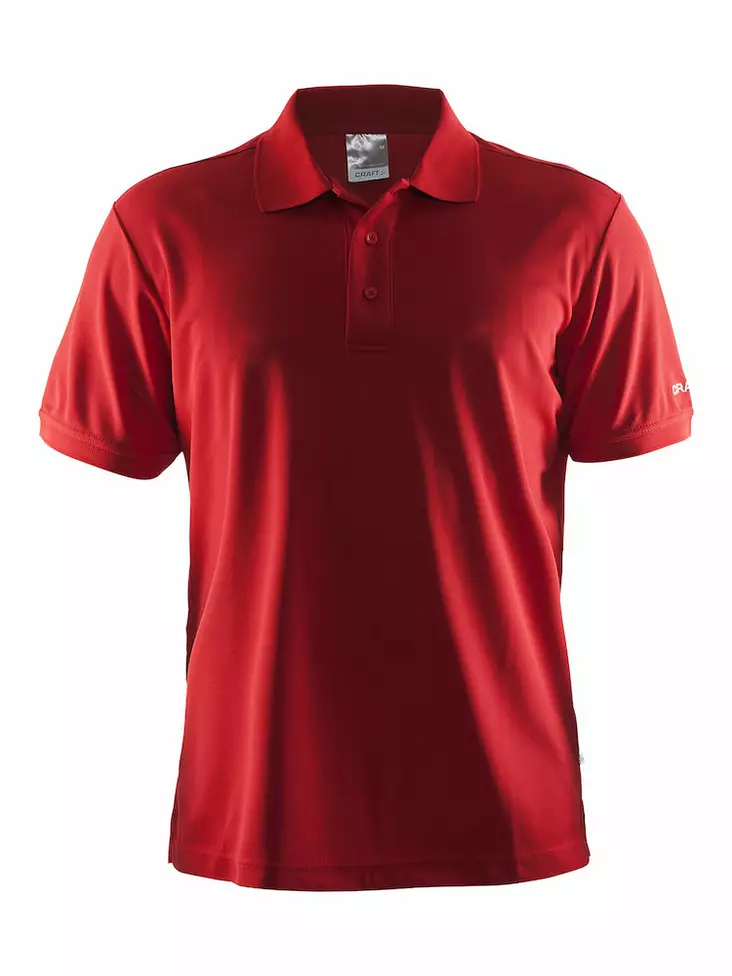 Polo Shirt Pique Classic M, Kirkkaanpunainen - Craft Vaatteet - 192466-1430 - 1