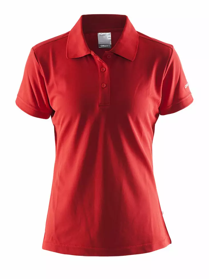 Polo Shirt Pique Classic W, Kirkkaanpunainen - Craft Vaatteet - 192467-1430 - 1
