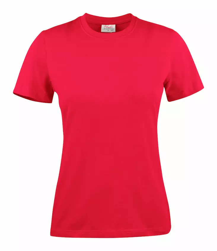 Printer Light T-shirt Lady, Punainen - Kaikki Profiilivaatemerkit - 2264028-400 - 1