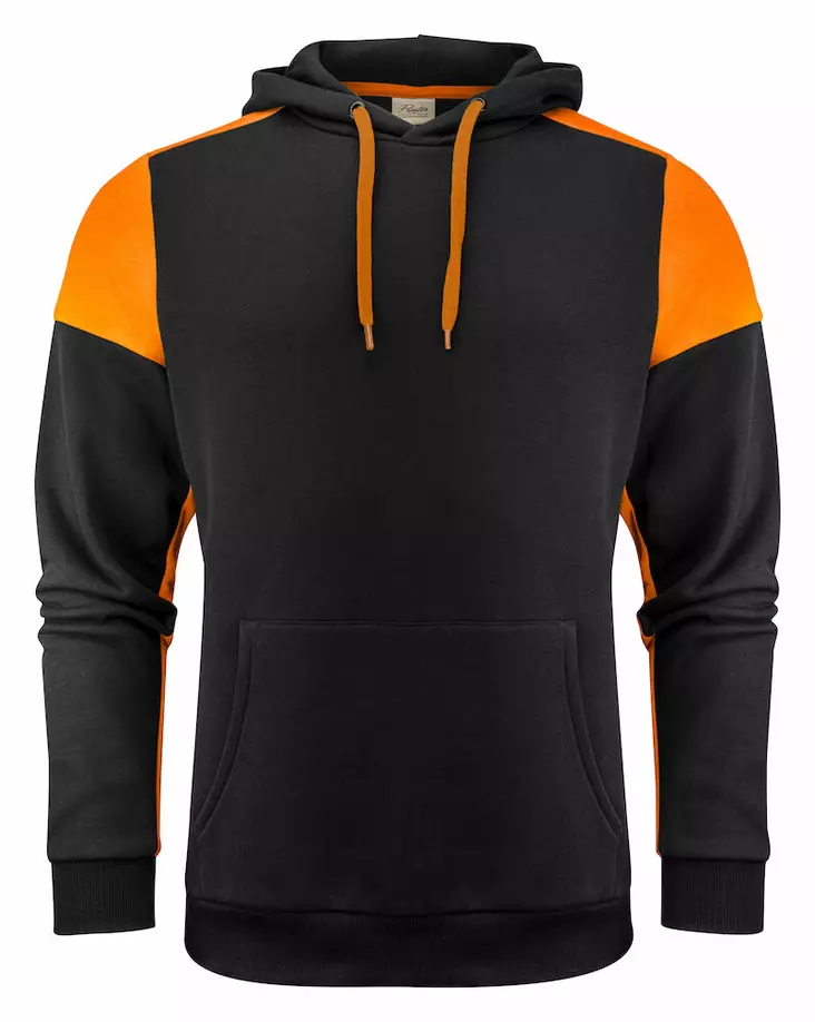 Printer Prime Hoodie, Musta / Oranssi - Kaikki Profiilivaatemerkit - 2262070-9030 - 1