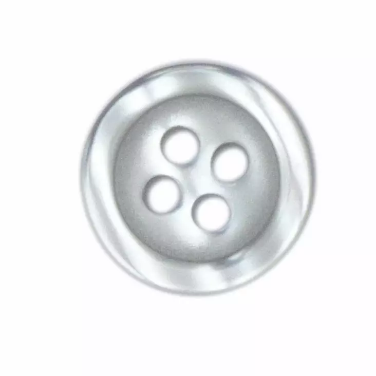 Printer Shirt Buttons Large, Valkoinen - Kaikki Profiilivaatemerkit - 2269001-100 - 1