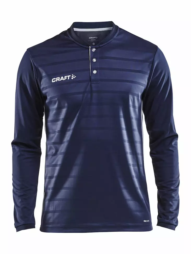 Pro Control Button Jersey LS M, Navy/White - Craft Vaatteet - 1906865-390900 - 1