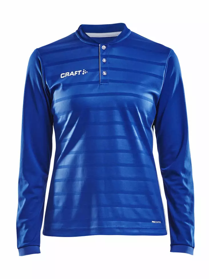 Pro Control Button Jersey LS W, Club Cobolt/White - Craft Vaatteet - 1906880-346900 - 1