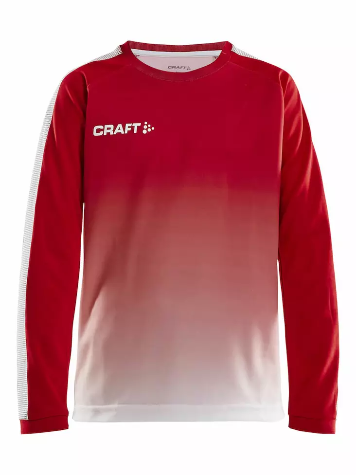 Pro Control Fade Jersey LS Jr, Bright Red/White - Craft Vaatteet - 1906854-430900 - 1