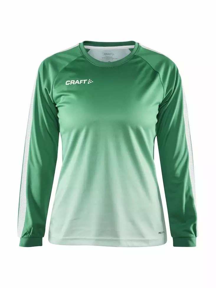 Pro Control Fade Jersey LS W, Team Green/White - Craft Vaatteet - 1906853-651900 - 1