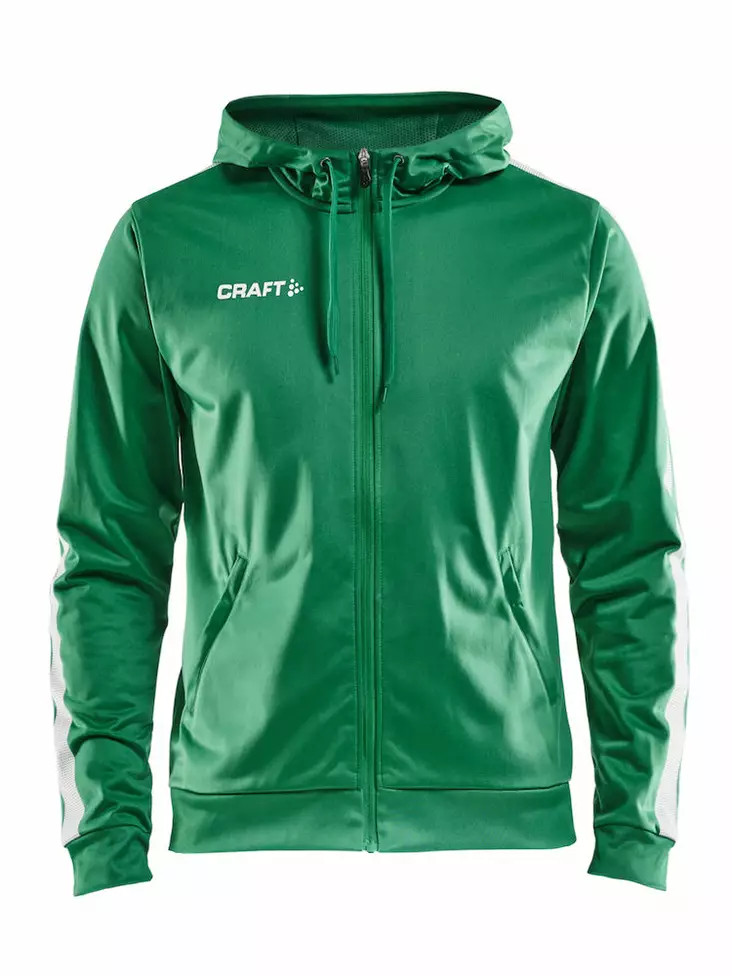 Pro Control Hood Jacket M, Team Green/White - Craft Vaatteet - 1906716-651900 - 1