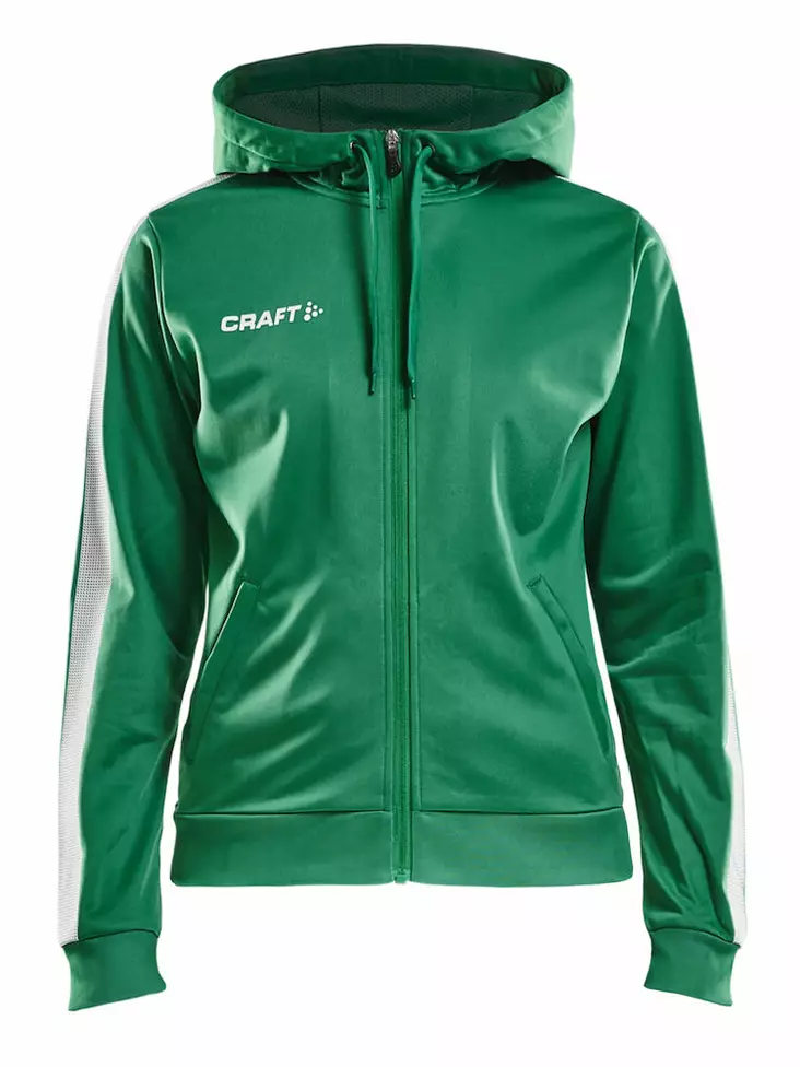 Pro Control Hood Jacket W, Team Green/White - Craft Vaatteet - 1906717-651900 - 1