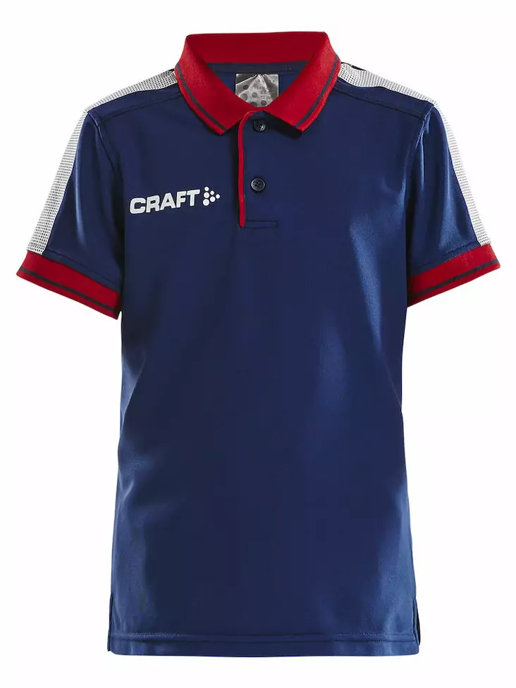 Pro Control Poloshirt Jr, Navy/Bright Red - Craft Vaatteet - 1906736-390430 - 1