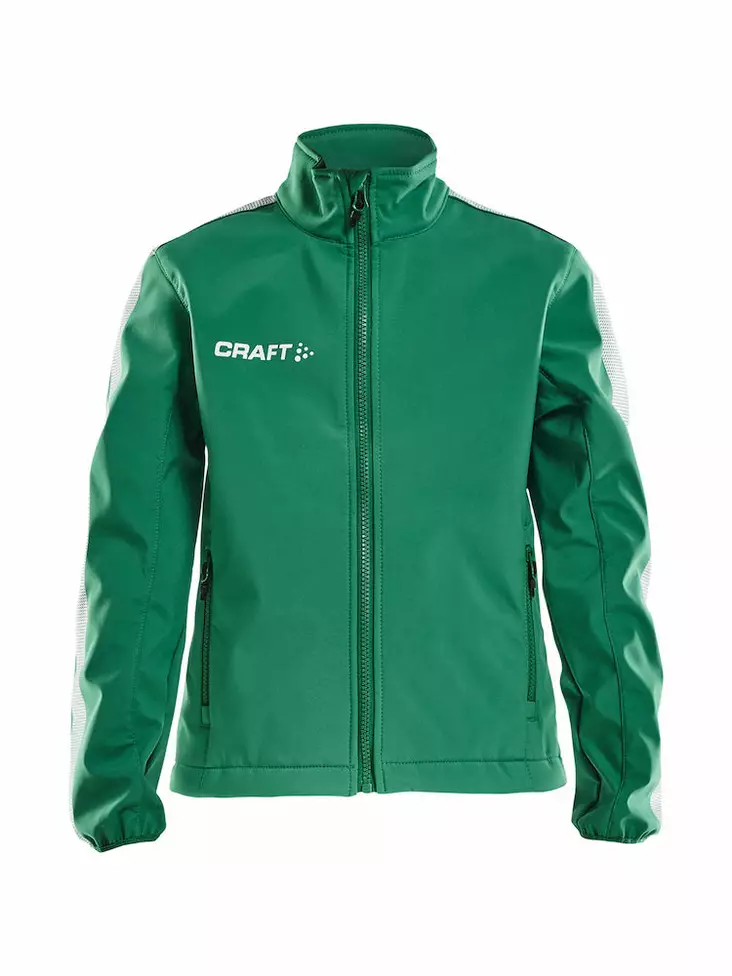 Pro Control Softshell Jacket Jr, TEAM GREEN - Craft Vaatteet - 1906724-651000 - 1