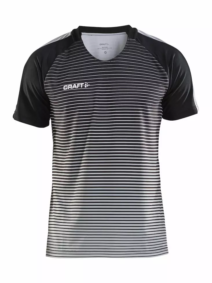 Pro Control Stripe Jersey M, Black/Platinum - Craft Vaatteet - 1906698-999920 - 1