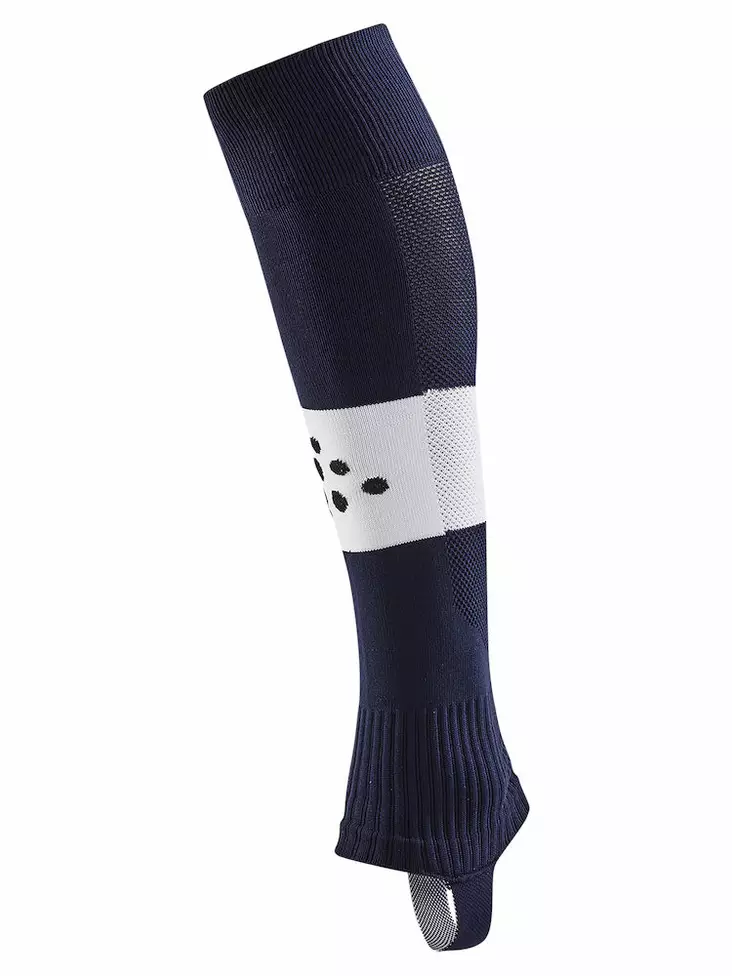 Pro Control Stripe W-O Foot Socks Senior, Navy/White - Craft Vaatteet - 1906742-390900 - 1