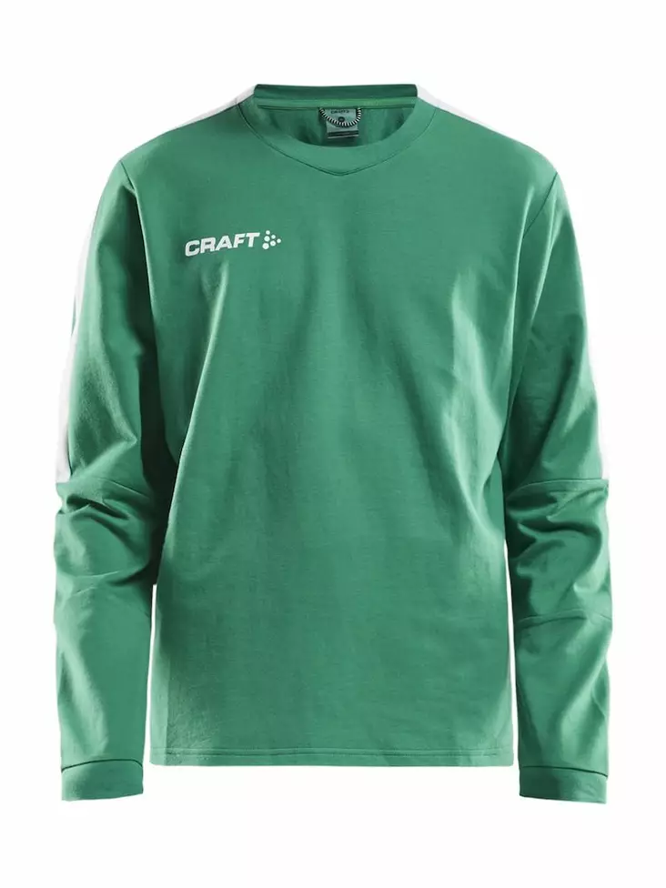 Progress GK Sweatshirt M, TEAM GREEN-WHITE - Craft Vaatteet - 1907947-651900 - 1