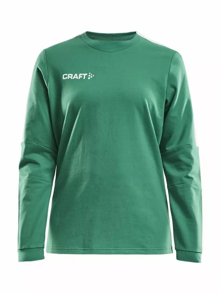 Progress GK Sweatshirt W, TEAM GREEN-WHITE - Craft Vaatteet - 1907948-651900 - 1