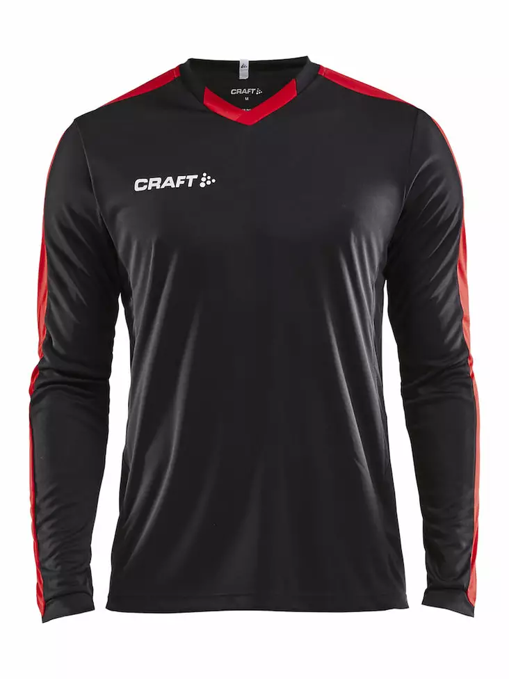 Progress Jersey Contrast LS M, Black/Bright Red - Craft Vaatteet - 1906887-9430 - 1
