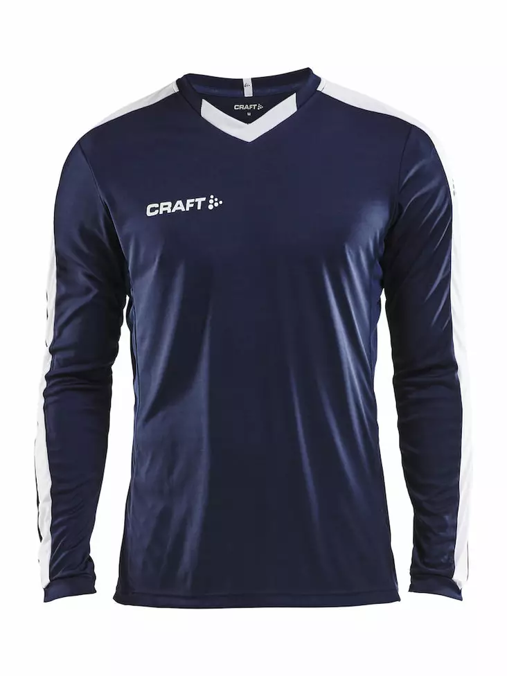 Progress Jersey Contrast LS M, Navy/White - Craft Vaatteet - 1906887-1390 - 1