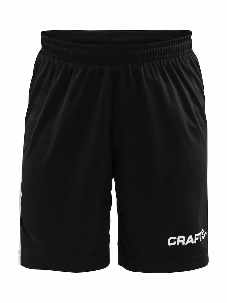 Progress Longer Shorts Contrast WB Jr, Black/White - Craft Vaatteet - 1906941-999900 - 1