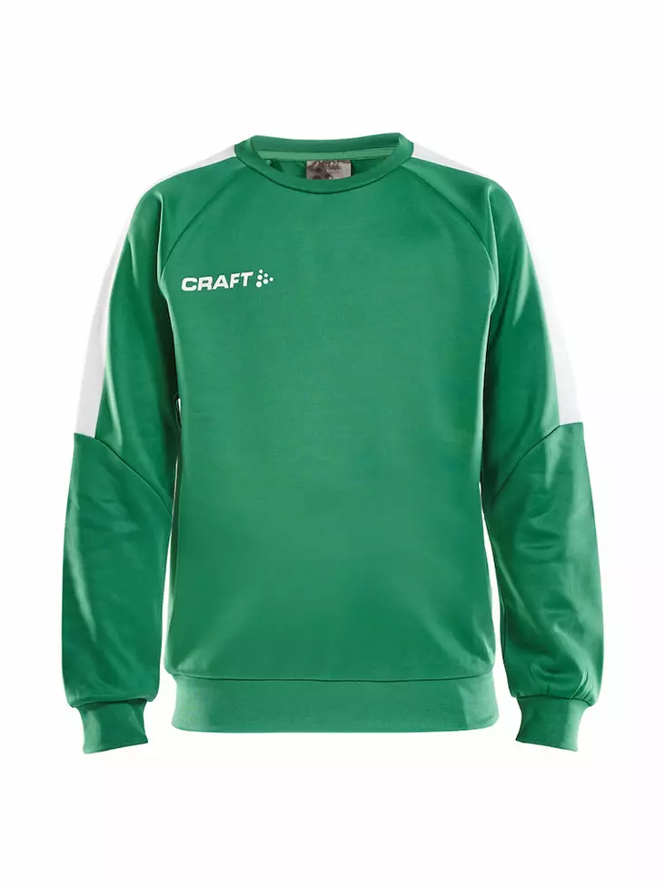 Progress R-Neck Sweather Jr, TEAM GREEN-WHITE - Craft Vaatteet - 1906982-651900 - 1