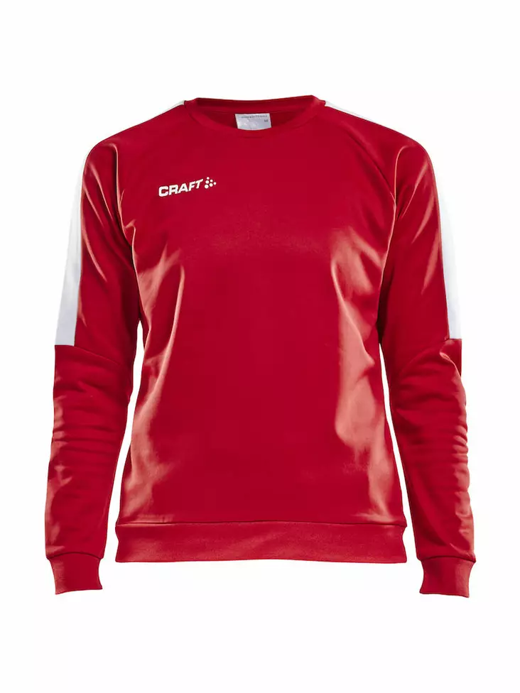 Progress R-Neck Sweather W, BRIGHT RED-WHITE - Craft Vaatteet - 1906981-430900 - 1