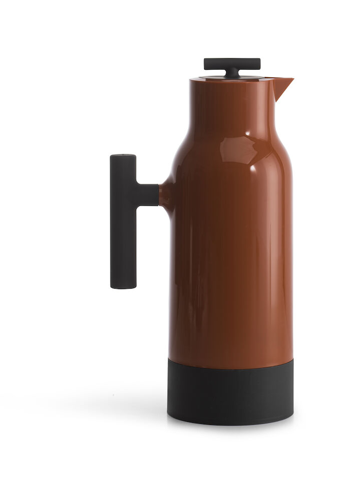 Sagaform Accent kahvikannu terrakotta, 2 korkkia, terässisu - Koti ja Keittiö - 5018200 - 1