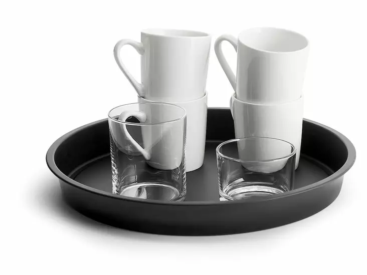 Sagaform Base tarjotin, musta - Koti ja Keittiö - 5017370 - 1