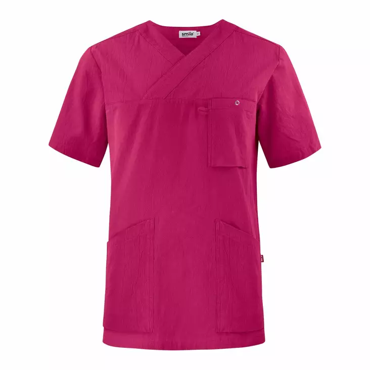 Smila 77801 Calle v-tunic, fuchsia - Smila Työvaatteet - 77801-70 - 1