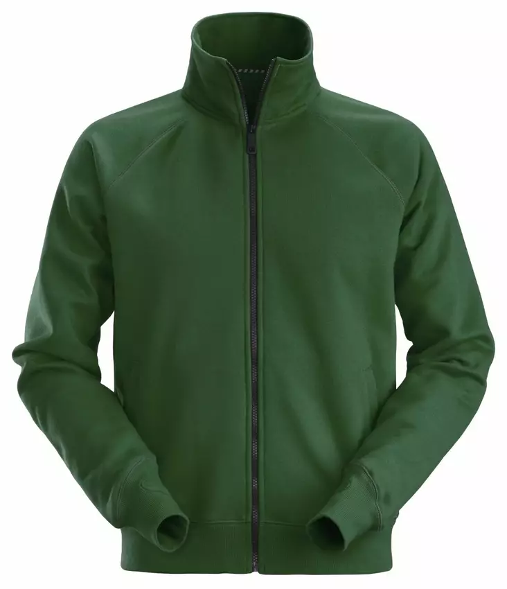 Snickers 2886 Vetoketjullinen collegetakki, 3900 vihreä - Snickers Työtakit - 28863900 - 1