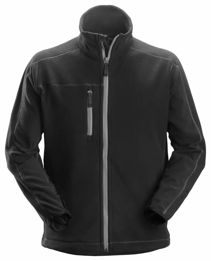 Snickers 8012 A.I.S.-fleecetakki, 0400 Musta - Snickers Työtakit - 80120400 - 1