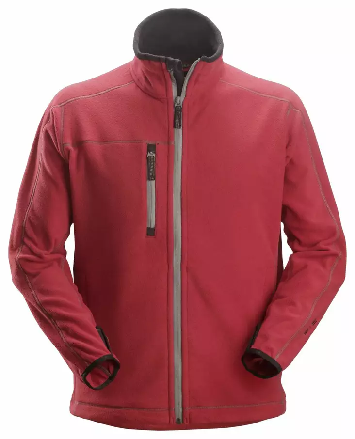 Snickers 8012 A.I.S.-fleecetakki, 1600 Punainen - Snickers Työtakit - 80121600 - 1