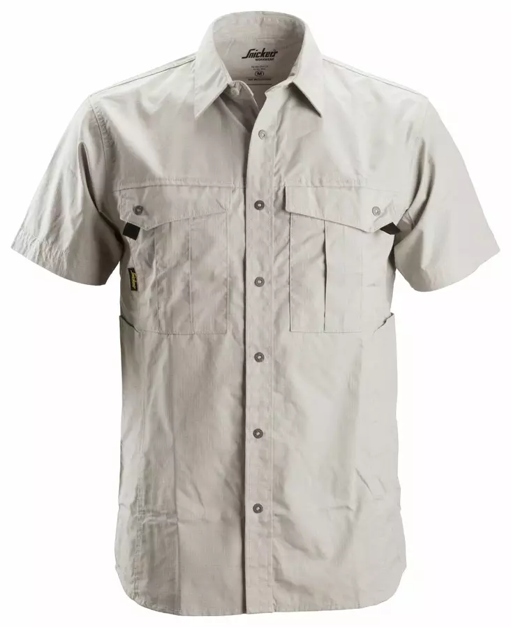 Snickers 8506 Lyhythihainen työpaita, RipStop, 0800 Alumiininharmaa - Snickers Työpaidat - 85060800 - 1