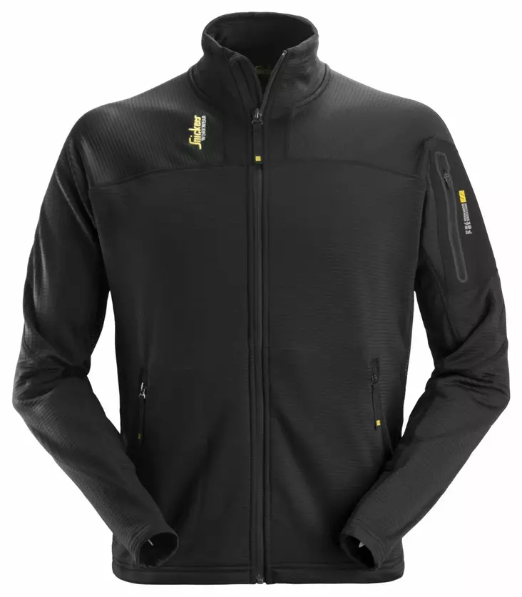 Snickers 9438 BodyMapping-microfleecetakki, 0400 Musta - Snickers Asusteet ja Tarvikkeet - 94380400 - 1