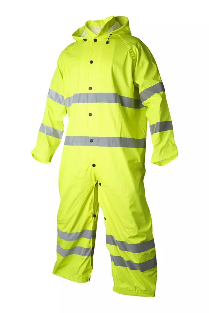 Top Swede 9095 HV pitkä sadetakki / sadehaalari, keltainen - Huomiosadeasut - TS-9095-10 - 1