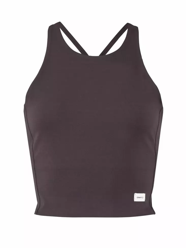 Craft Collective Cropped Singlet W, Dark Plum - Craft Vaatteet - 1916009-499000 - 1