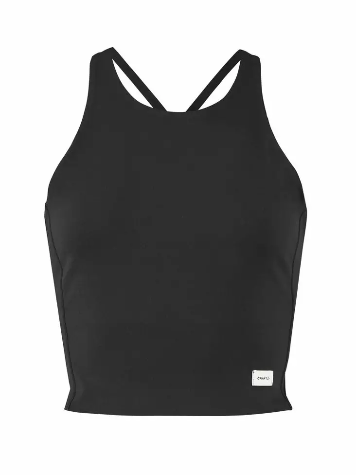 Craft Collective Cropped Singlet W, Musta - Craft Vaatteet - 1916009-999000 - 1