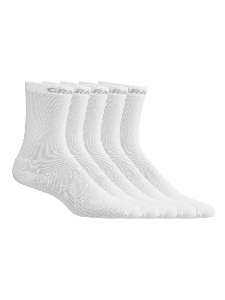 Craft CORE Dry High Sock 5-pack, Valkoinen - Craft Vaatteet - 1916100-900000 - 1