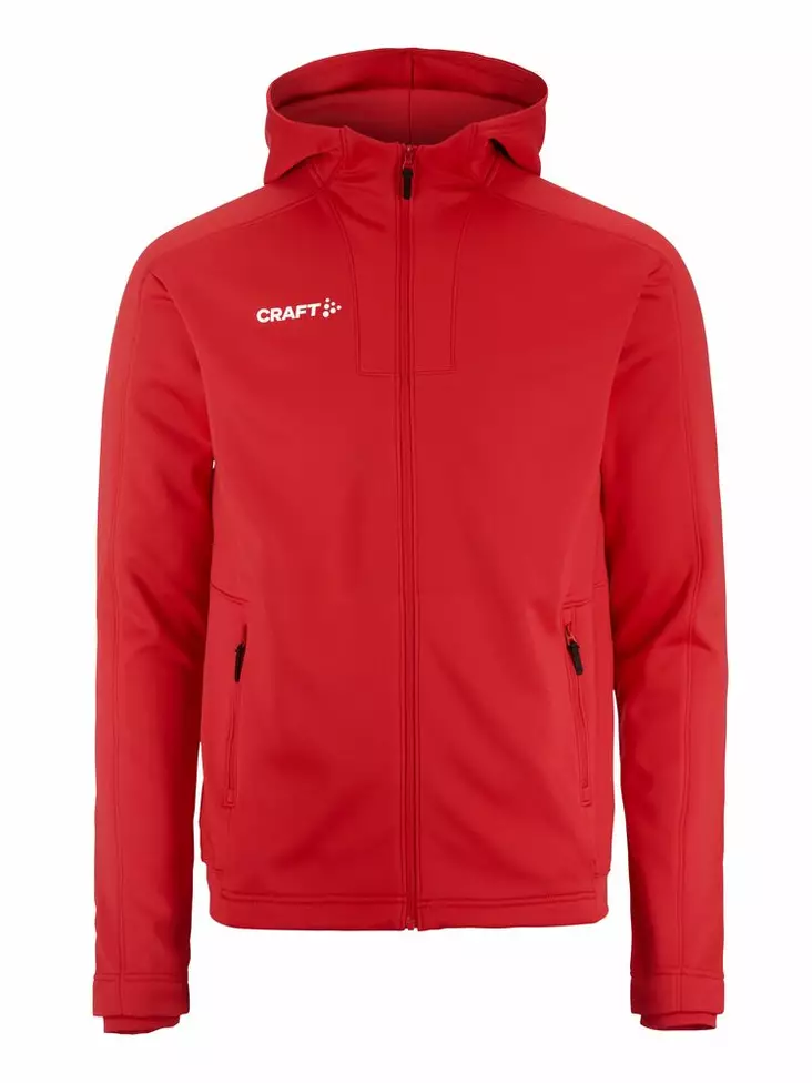 Craft Evolve 2.0 Brushed Hood Jacket M, Bright Red - Craft Vaatteet - 1916041-430000 - 1