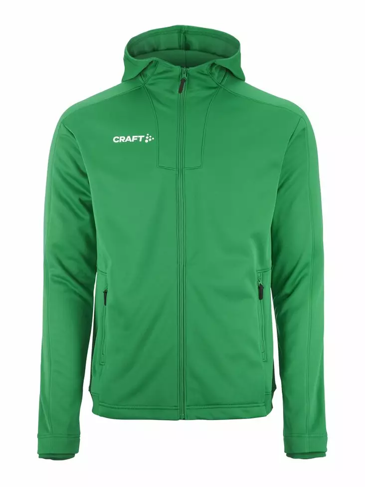 Craft Evolve 2.0 Brushed Hood Jacket M, Team Green - Craft Vaatteet - 1916041-651000 - 1