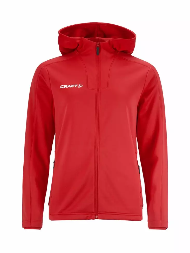 Craft Evolve 2.0 Brushed Hood Jacket W, Bright Red - Craft Vaatteet - 1916042-430000 - 1