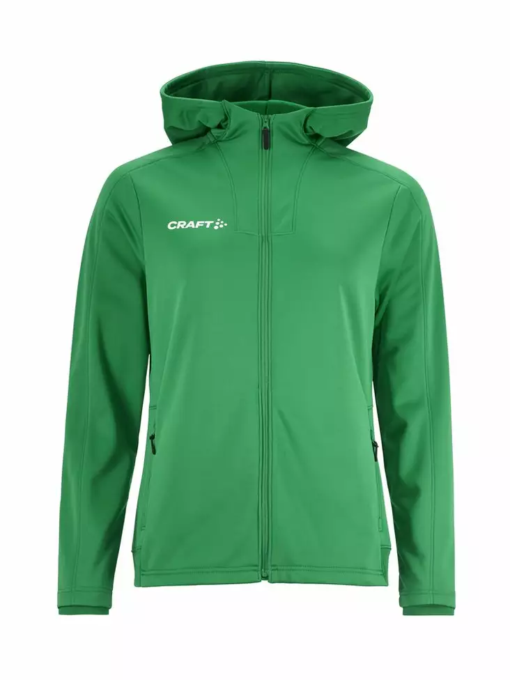 Craft Evolve 2.0 Brushed Hood Jacket W, Team Green - Craft Vaatteet - 1916042-651000 - 1