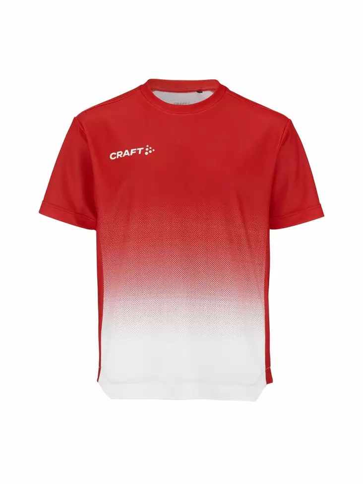 Craft Evolve 2.0 Structured Graphic Jersey JR, Bright Red/White - Craft Vaatteet - 1915640-430900 - 1