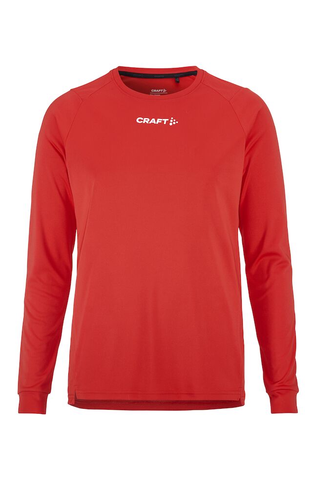 Craft Rush 2.0 LS Tee M, Birght Red - Craft Vaatteet - 1914658-430000 - 1