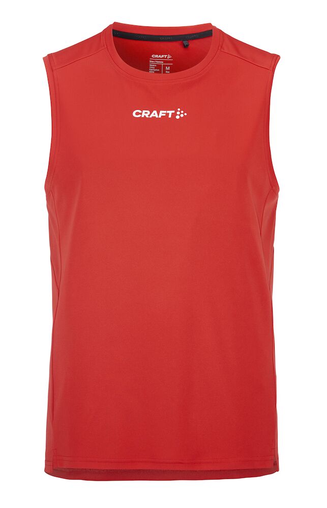 Craft Rush 2.0 Singlet M, Birght Red - Craft Vaatteet - 1914661-430000 - 1