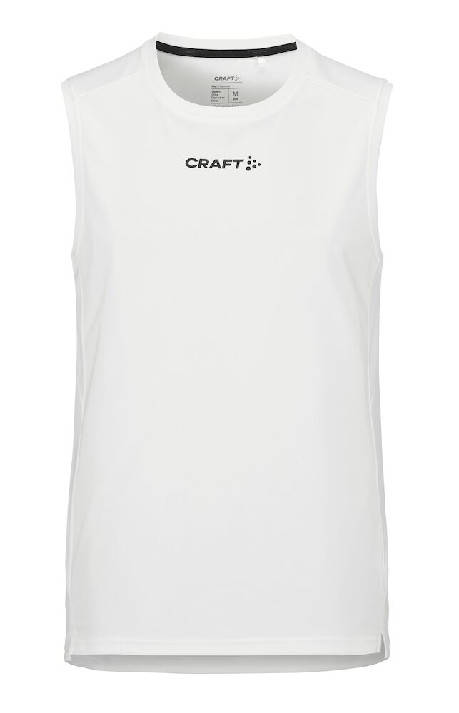 Craft Rush 2.0 Singlet M, White - Craft Vaatteet - 1914661-900000 - 1