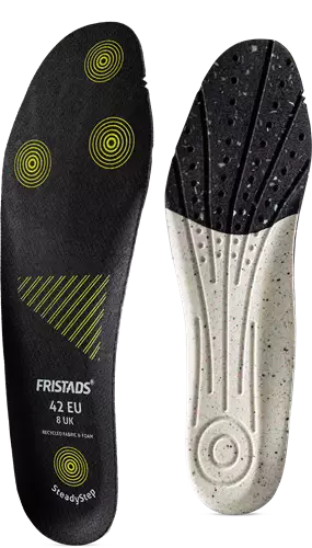 Fristads Fristads SteadyStep pohjallinen 5 mm, Musta - Kenkien pohjalliset  - 302119-940 - 1