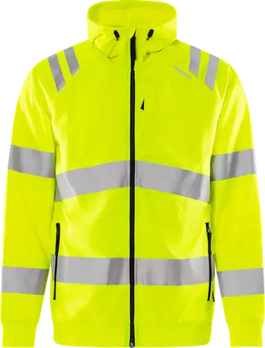 Fristads HV hupullinen collegetakki LK3 7865 GPSW, Neonkeltainen - Fristads Työpaidat - 301878-130 - 1
