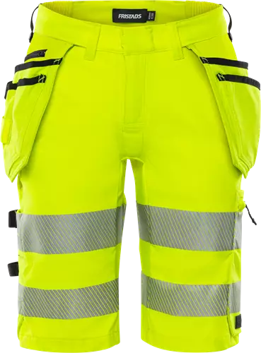 Fristads Rakentajan stretch shortsit naisten LK1 2667 GSTP, Neonkeltainen - Fristads Huomioshortsit - 301370-130 - 1