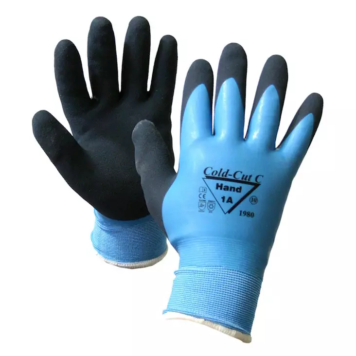 Hand1A 1980 Cold-Cut C vedenpitävä viiltosuojakäsine talvivuorella - Viiltosuojakäsineet - H1A-1980 - 1
