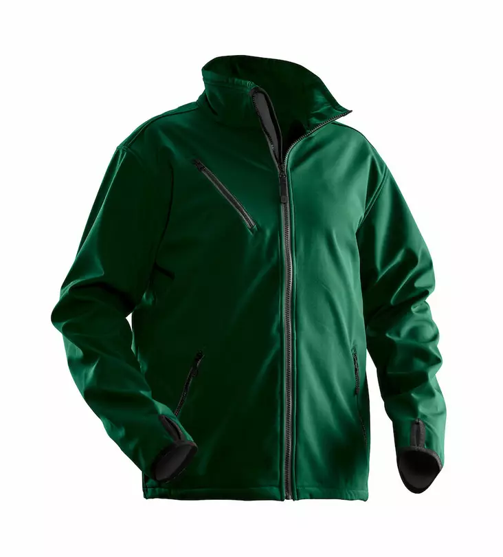 Jobman 1201 3-kerroksinen Softshell-takki, metsänvihreä - Jobman Työvaatteet - 65120171-7500 - 1
